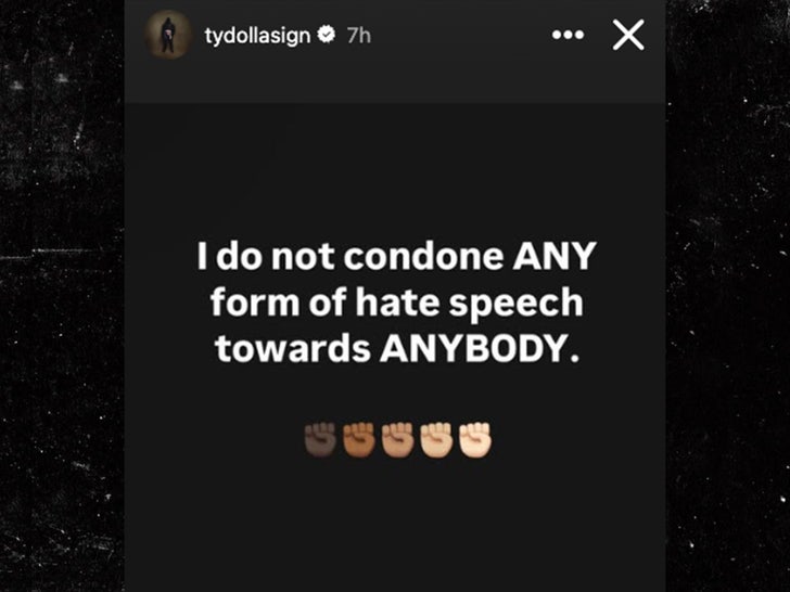 Ty Dolla Sign No Hate Instagram Sub