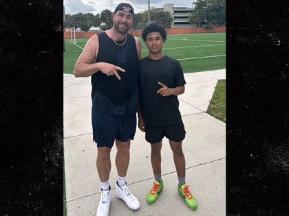 jazz lewis and travis kelce x 1