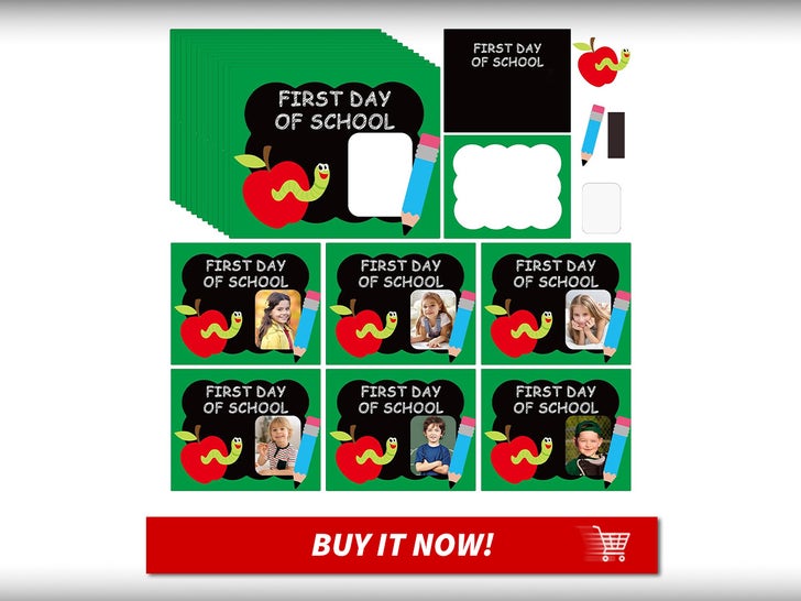 24-set-1st Day-School-Magnetic-Picture-Frame-Frame-Back-to-School-School-Face-Nids-Nids