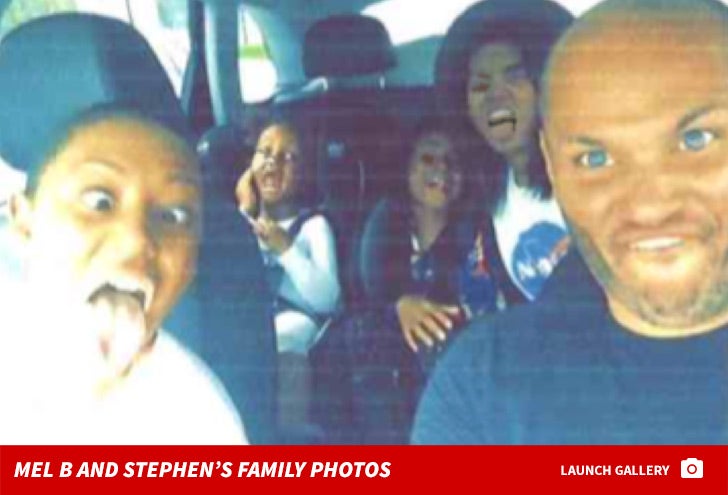 Mel B and Stephen Belafonte -- Family Photos