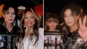 Michael Jackson's Birthday -- La Toya & Paris Jackson ... Party with MJ Impersonator