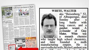 'Breaking Bad' -- Walter White Gets REAL OBIT In Hometown Newspaper