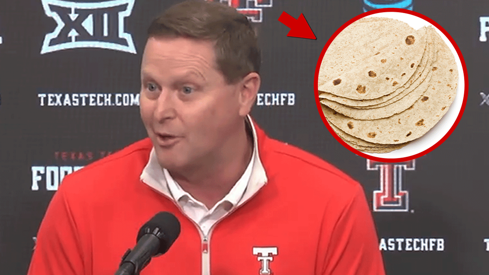 Texas Tech AD Kirby Hocutt Begs Fans To End Tortilla-Throwing Tradition