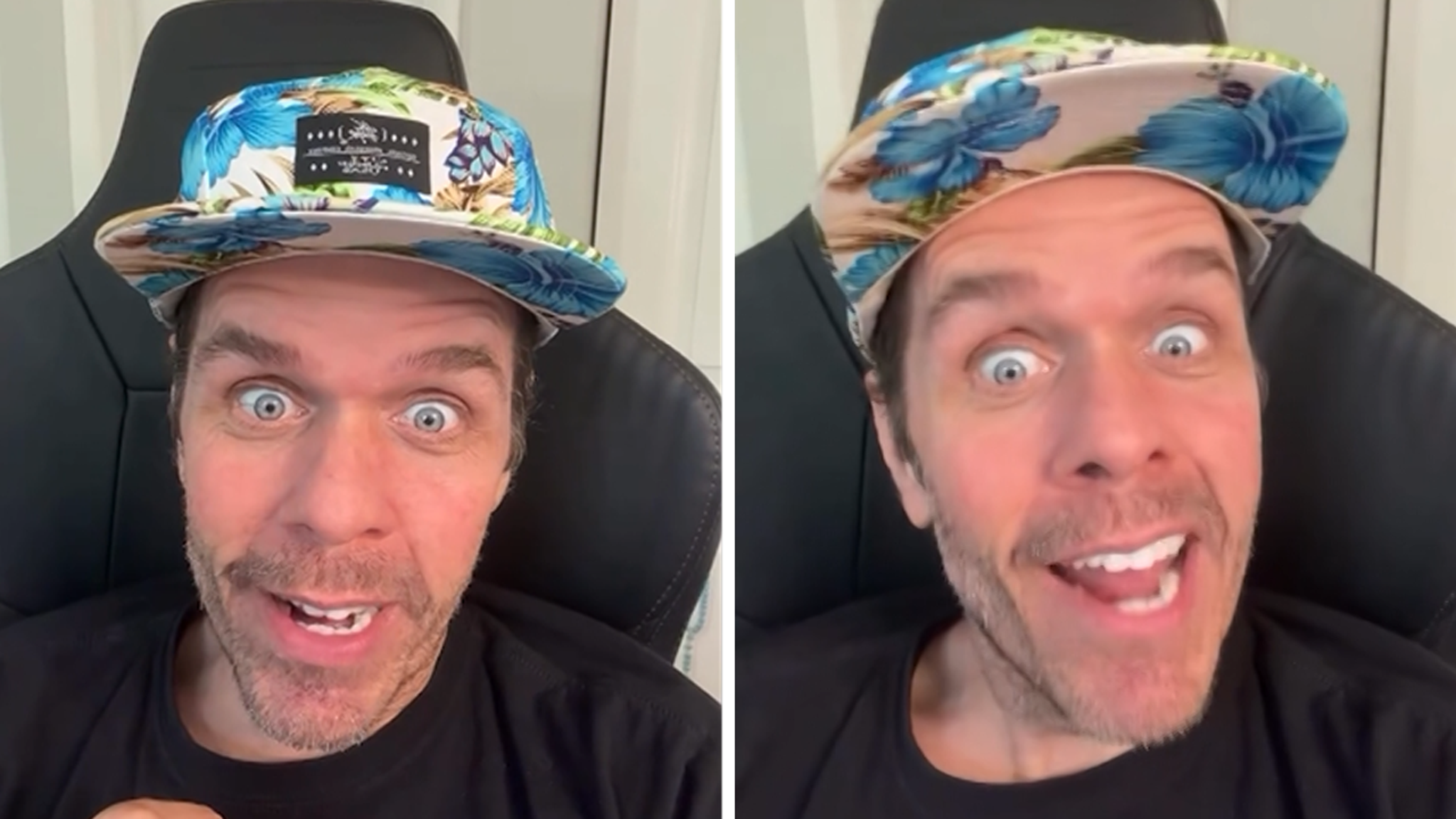 Video: Perez Hilton Seemed in Good Spirits Before Alarming Incident