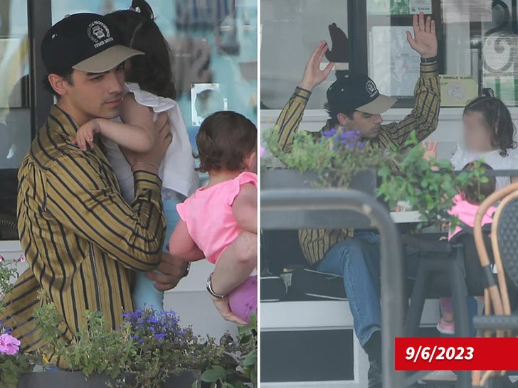 Joe Jonas Out With Daughters After Filing For Divorce From Sophie Turner