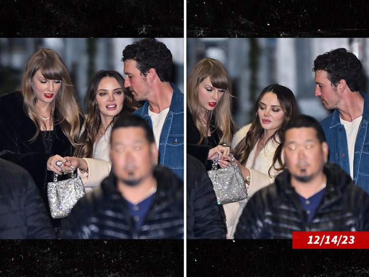 Taylor Swift, Keleigh Sperry and Miles Teller