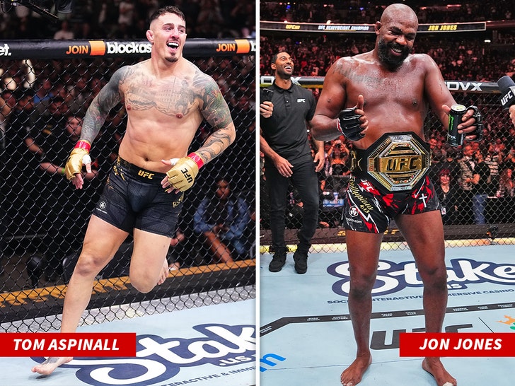 Jon Jones e Tom Aspinall Getty 1