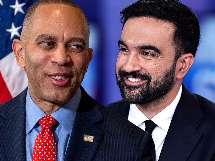 zohran mamdani hakeem jeffries getty comp