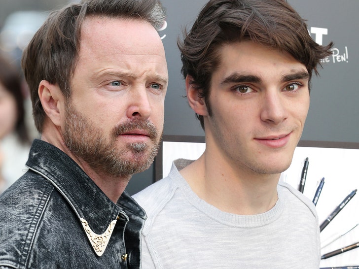 aaron paul rj mitte getty comp