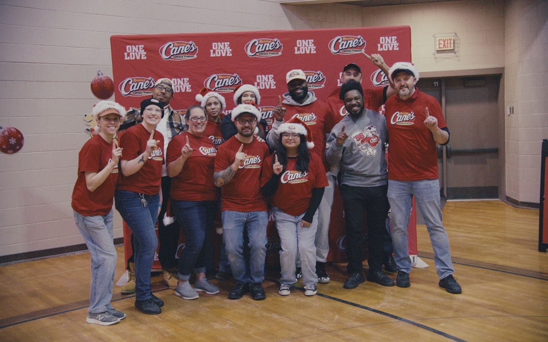 Shaquil Barrett With Raising Cane's 19