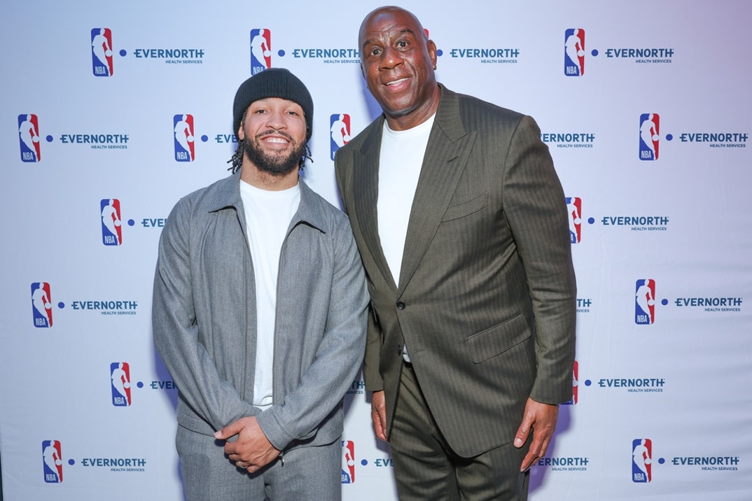 Jalen Brunson and Magic Johnson
