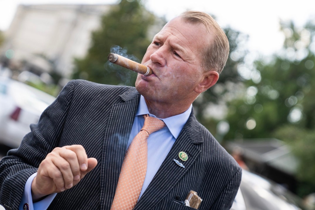 Representative Troy Nehls Smoking Cigars 3
