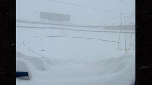 Bills' Highmark Stadium Covered In Several Feet Of Snow As Storm Pounds Buffalo