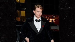 Taylor Swift's Ex Joe Alwyn Looks Dapper Getting Into Car with Actresses