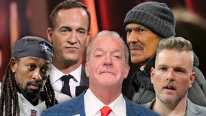 Peyton Manning, pat mcafee, ty hilton, toney dungey, and Jim Irsay  main getty