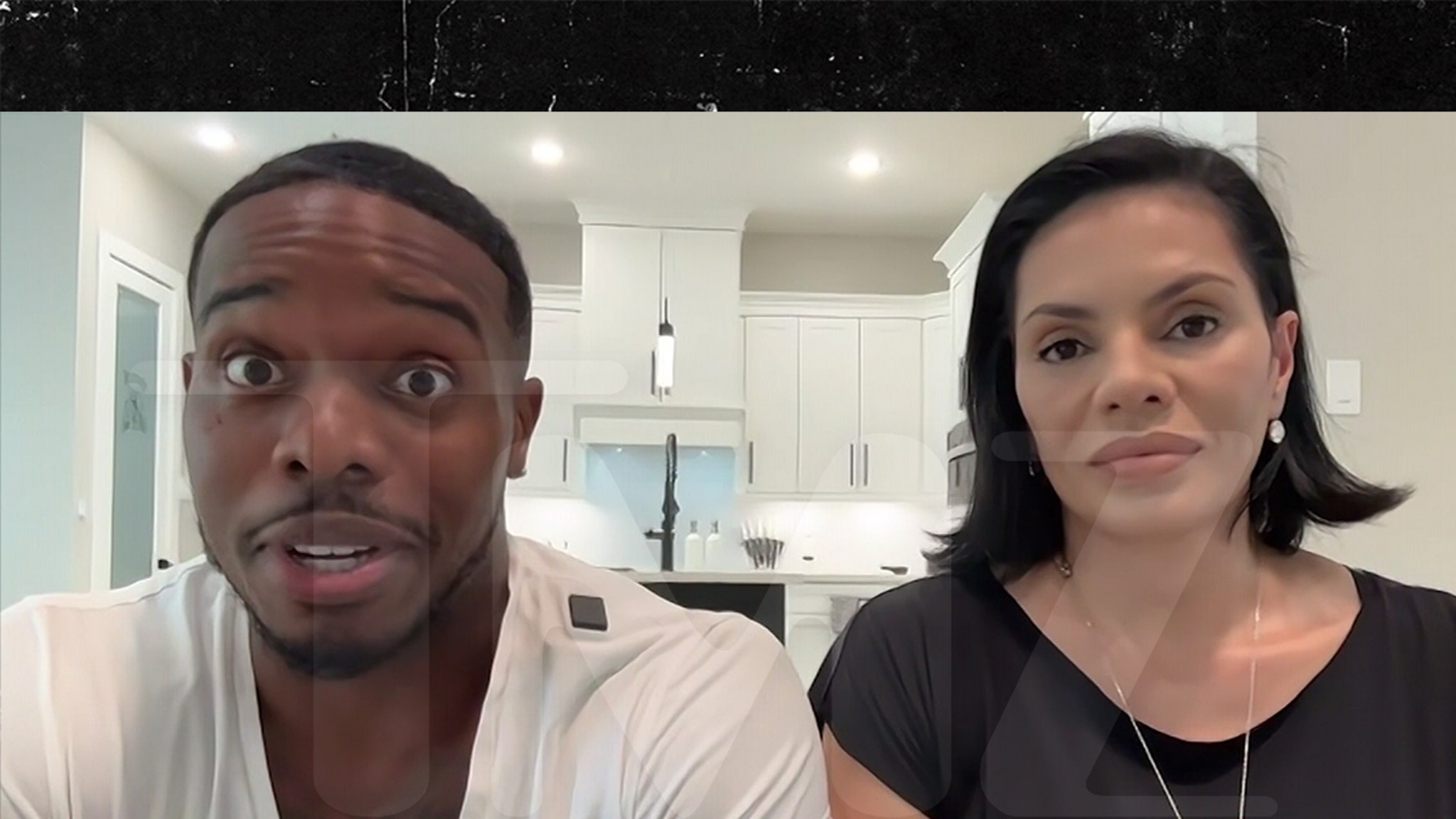 NinaUnrated & Patrick Blackwood Show Injuries From Restaurant Car Crash on ‘TMZ Live’