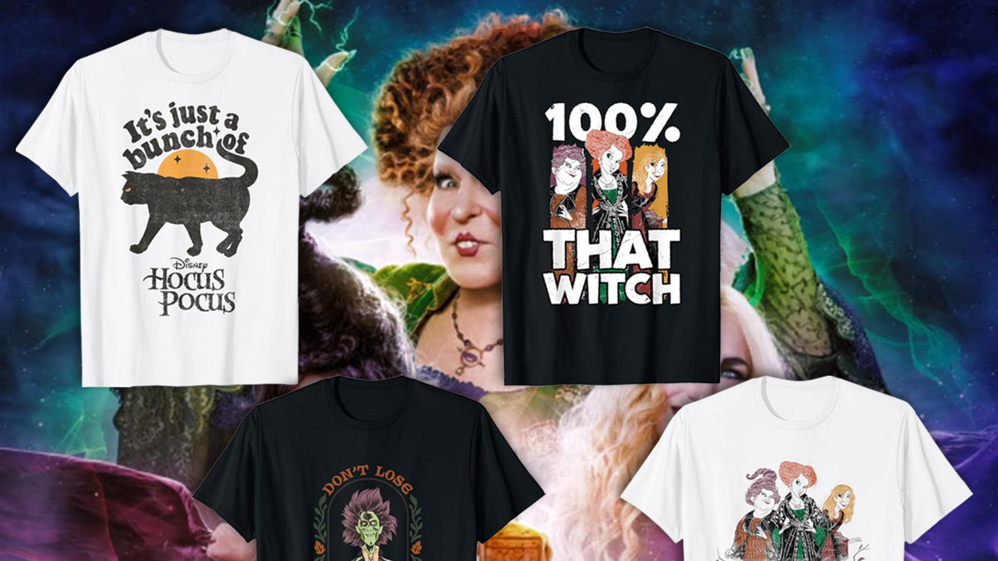 It’s Just a Bunch of Hocus Pocus Tees for Halloween