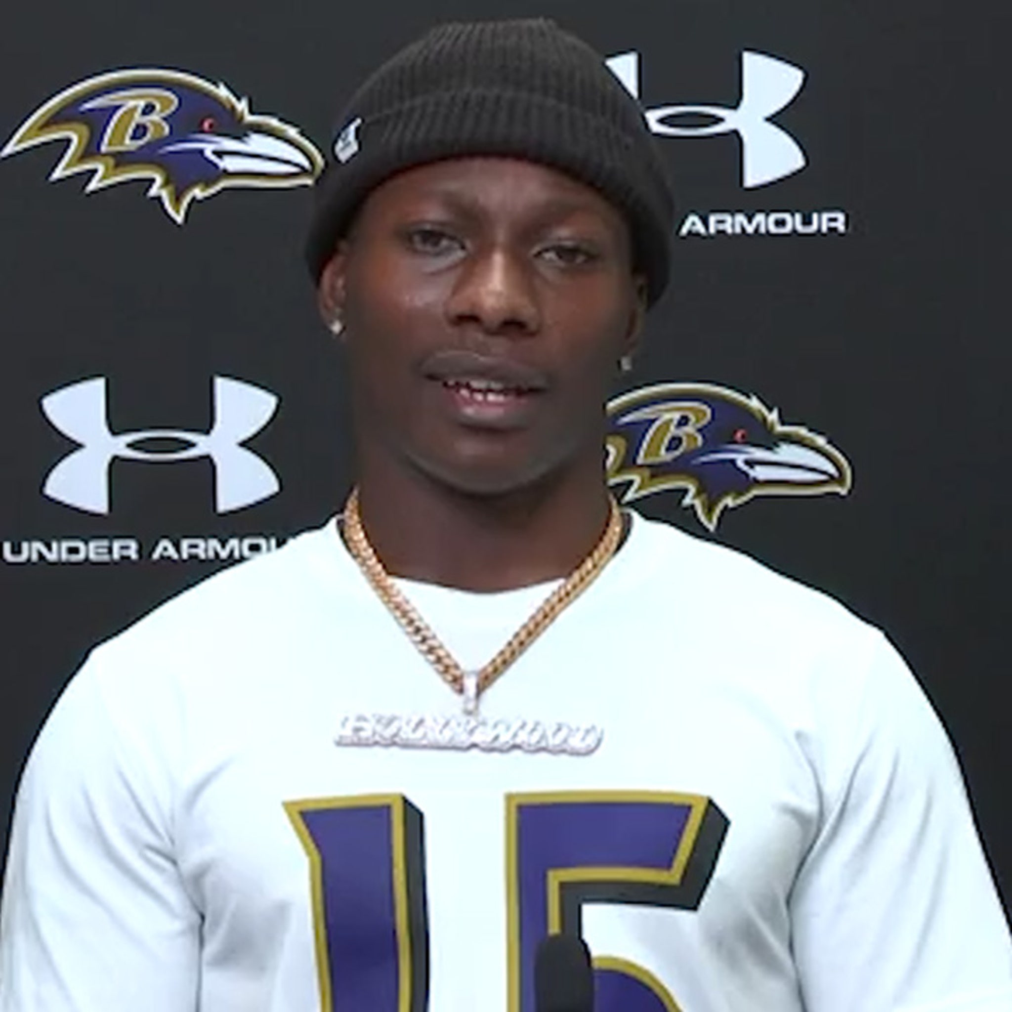 Antonio Brown 'could fit' in Baltimore Ravens locker room, cousin Marquise  says 