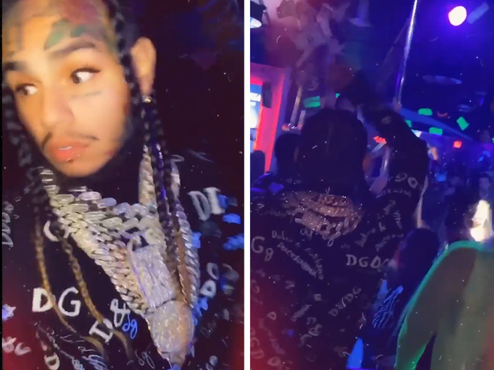 Tekashi 6ix9ine Hits Strip Club with Girlfriend, No More COVID Concerns