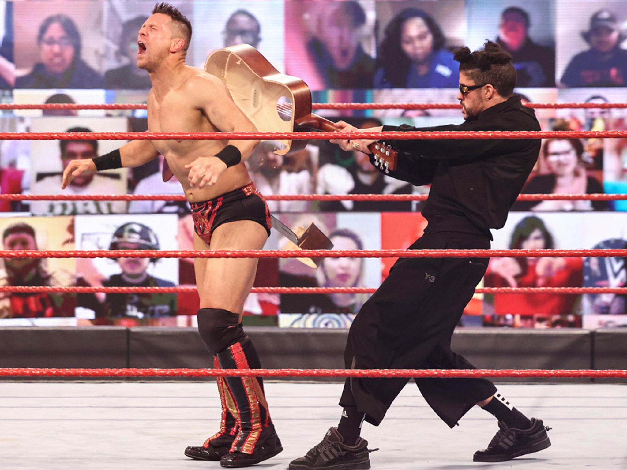 The Miz, Bad Bunny lent WWE flair to All-Star Celebrity Softball Game