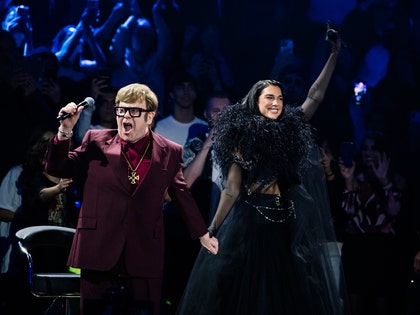 Dua Lipa And Elton John Performing Together Photos 0