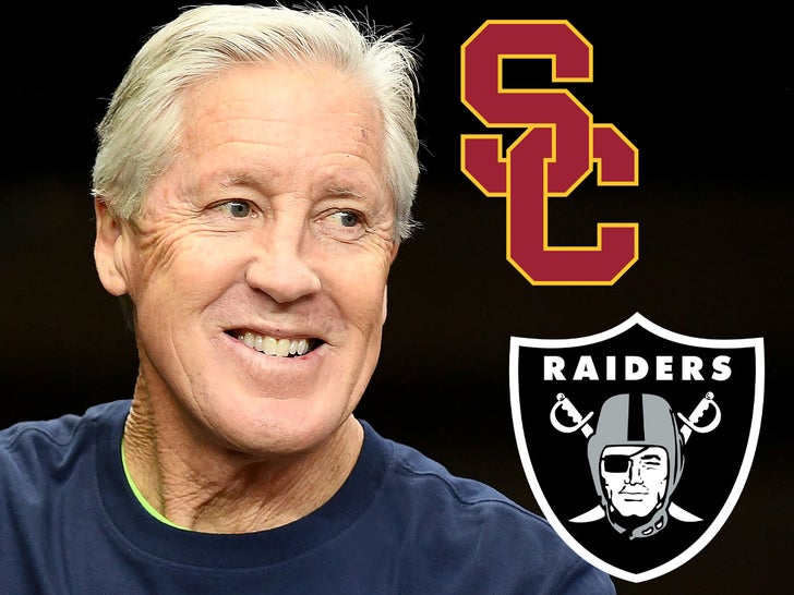 Pete Carroll teaches at USC Coaching Raiders