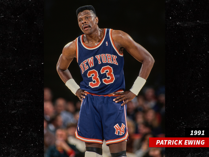 sub patrick ewing 1991 jersey 33 getty