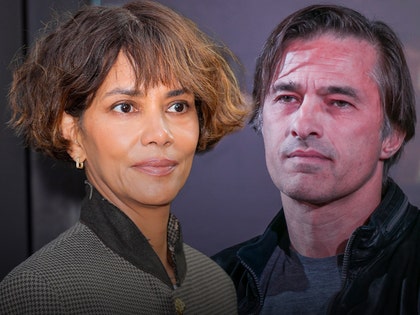 Halle Berry and Olivier Martinez Getty 1 