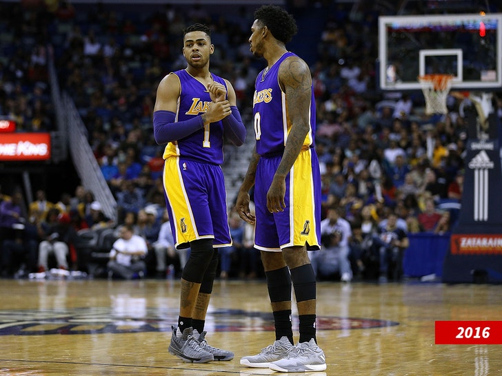 dangelo russel and nick young getty 2