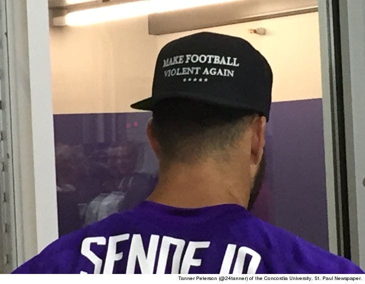 NFL s Andrew Sendejo Channels Trump Make Football Violent Again