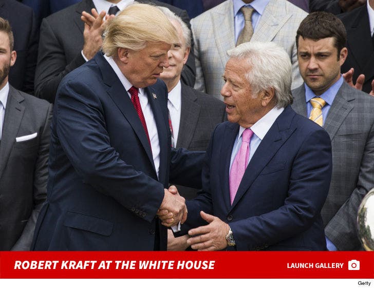 Robert Kraft And Patriots At The White House
