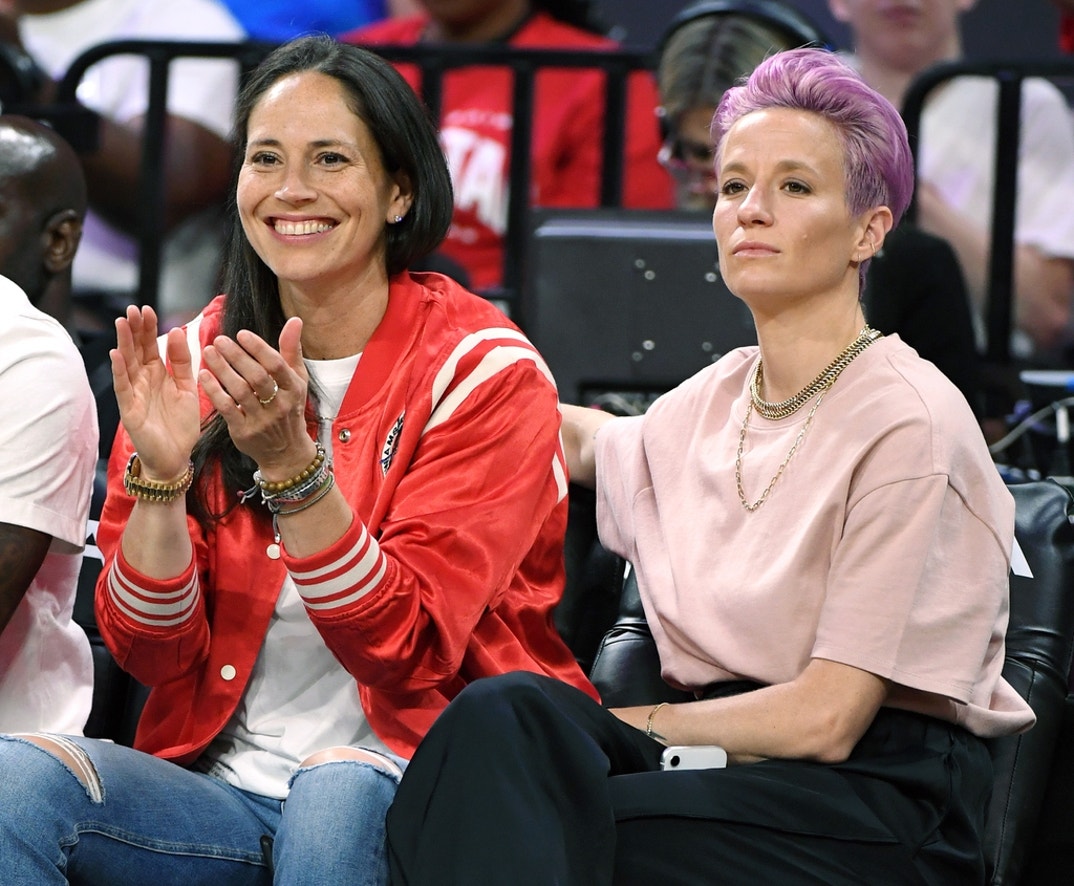 Megan Rapinoe and Sue Bird Happier Times 0