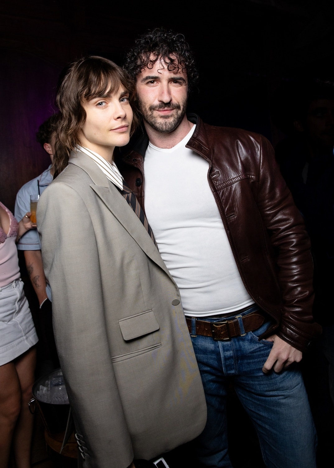 Cara Delevinge and Jordan Firstman