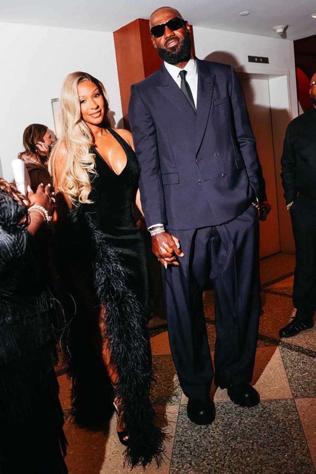 Lebron James and Savannah James