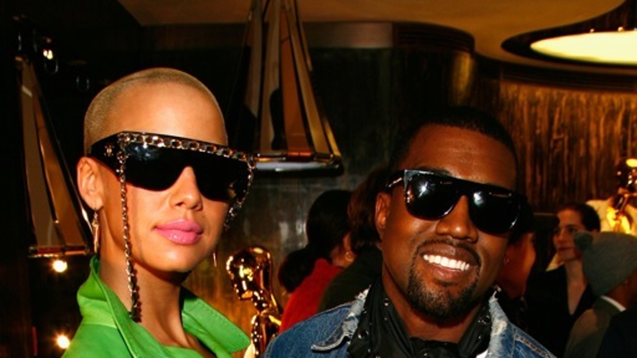 Amber Rose & Kanye West -- Before the Split