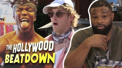 Tyron Woodley Hypes Up Logan Paul vs KSI | The Hollywood Beatdown