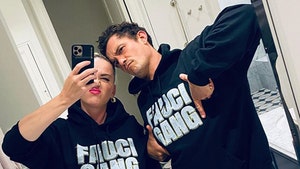 Orlando Bloom and Katy Perry Show They're Team Fauci