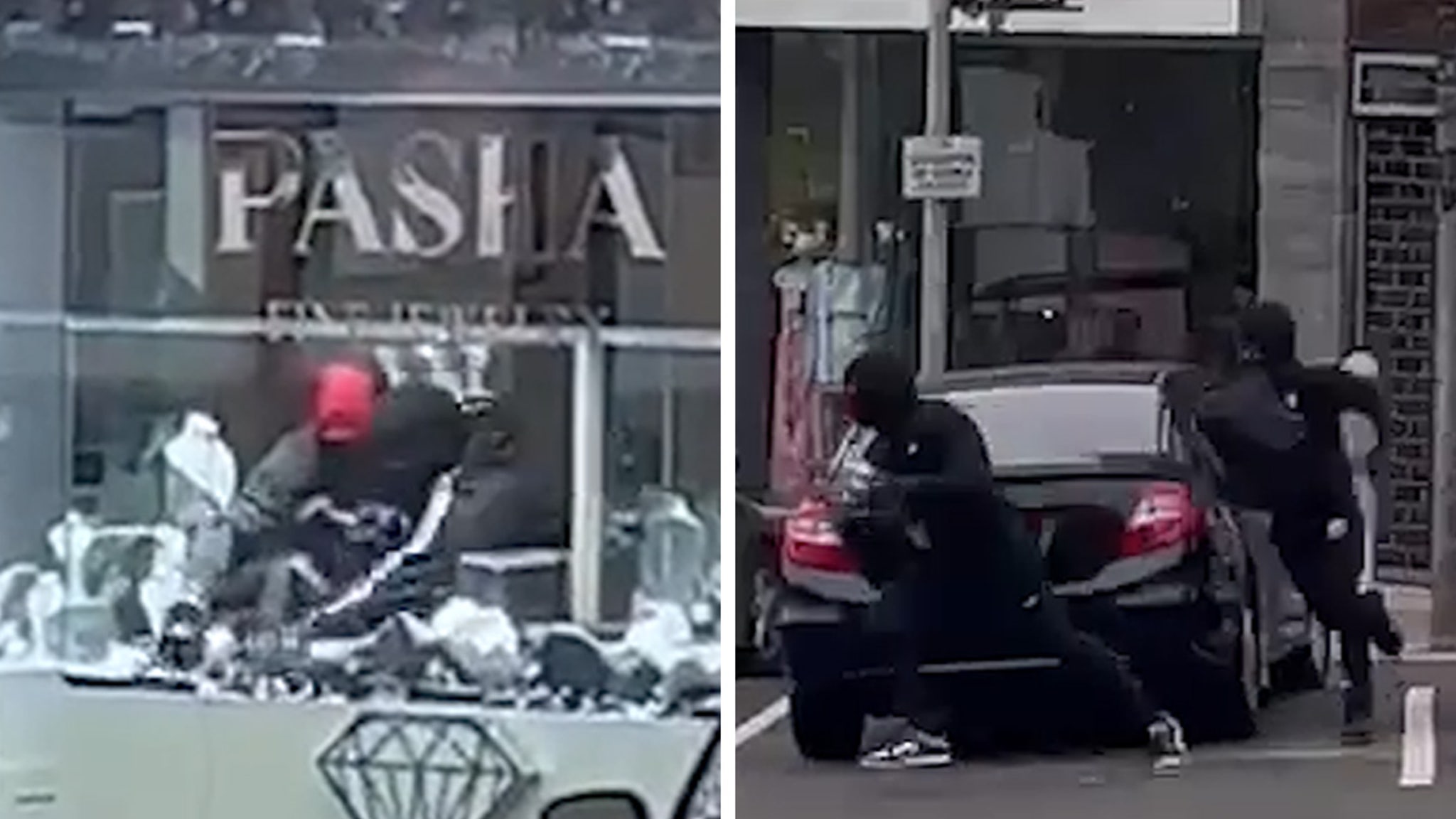 Shocking Video Shows Manhattan Beach Jewelry Store Smash-and-Grab Robbery thumbnail