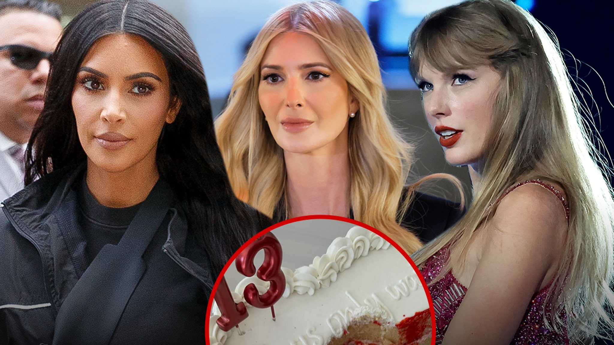 Kim Kardashian shows her love for Ivanka Trump’s Swiftie-inspired cake for her daughter