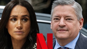 meghan markle and ted sarandos with a nteflix getty comp