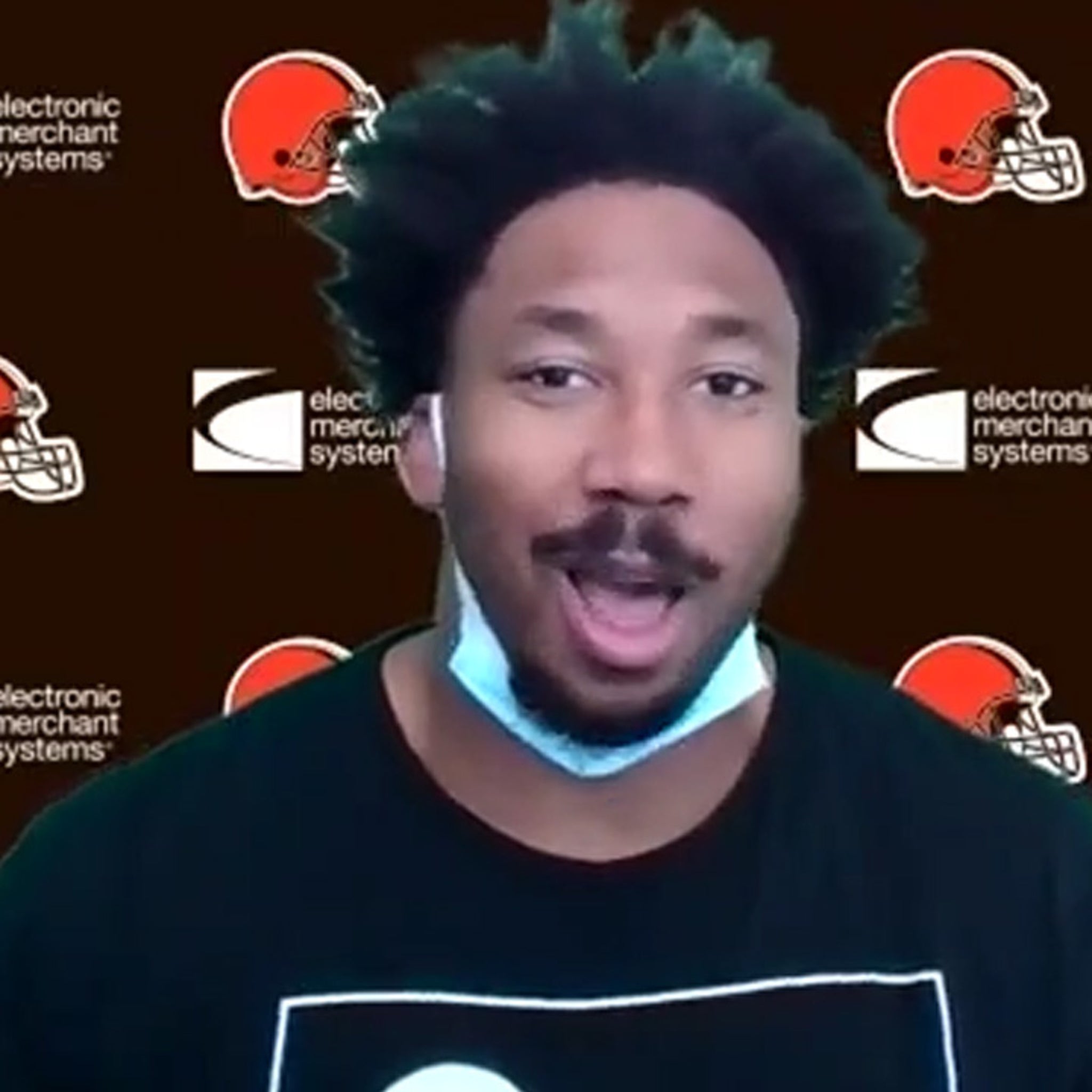 Browns' Garrett said COVID 'kicked my butt, now I'm back'