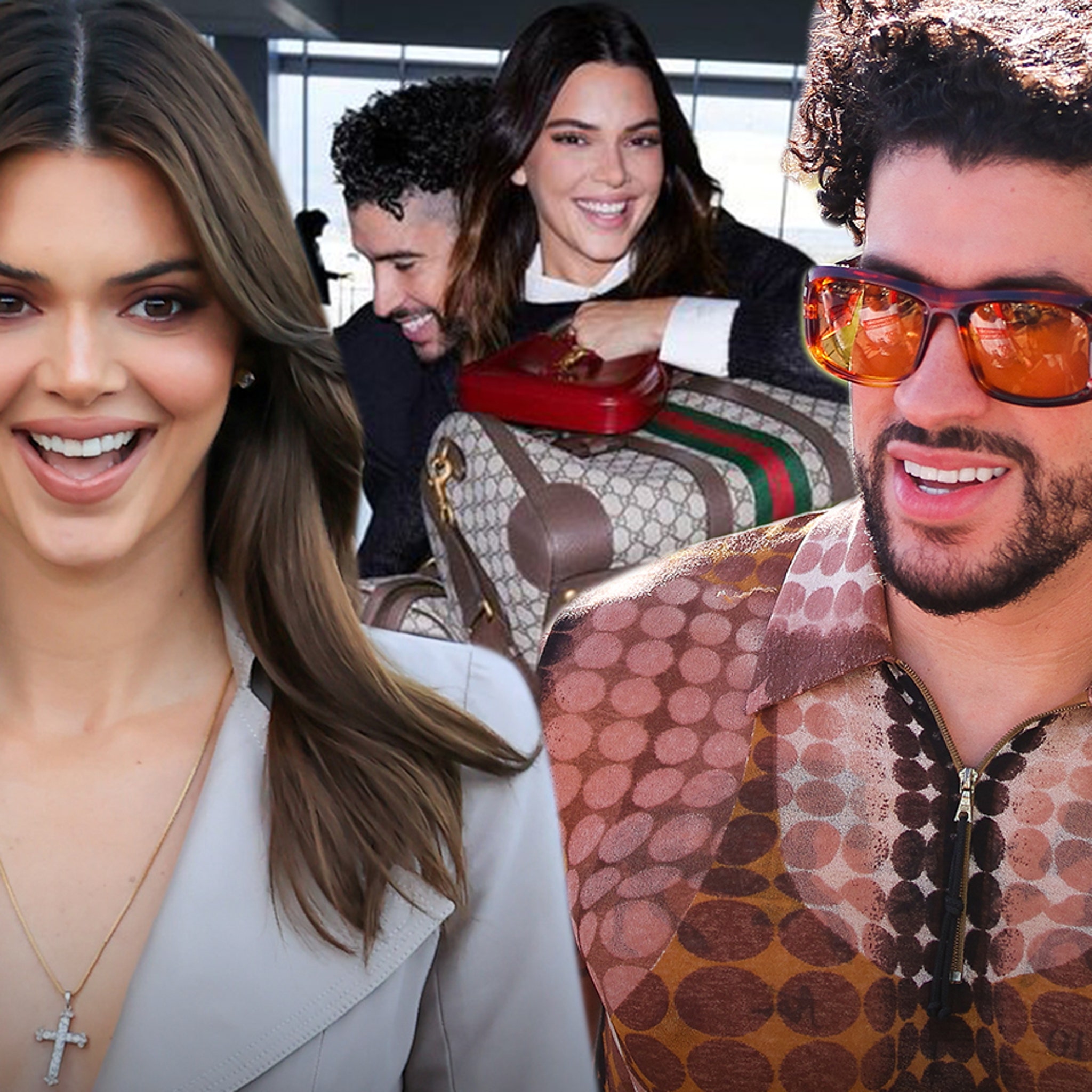 Kendall Jenner and Bad Bunny Make It Official in Gucci Ad Campaign