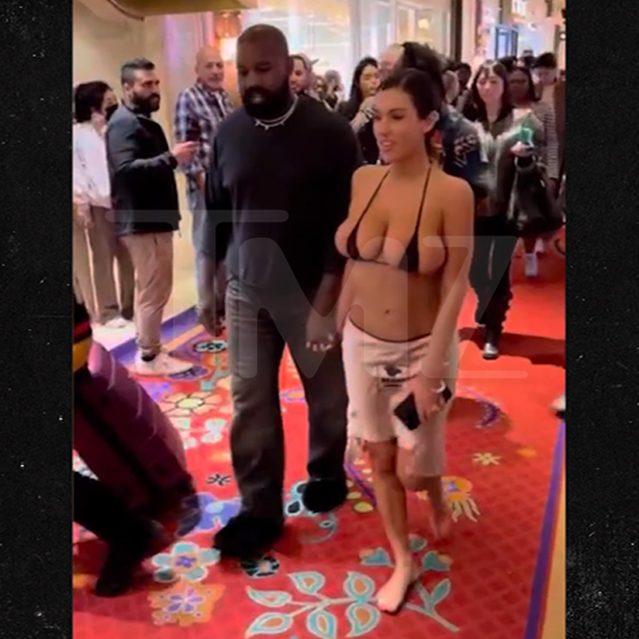 See Kanye West's wife Bianca Censori's most NSFW looks including going  braless under top and rocking a duct tape thong