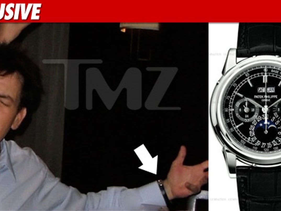 charlie sheen patek