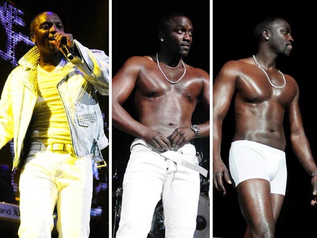 Akon's Underwear Strip Show