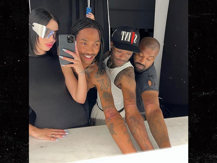 Kanye West, Lil Uzi Vert & Steve Lacy Get Matching Tattoos.jpg