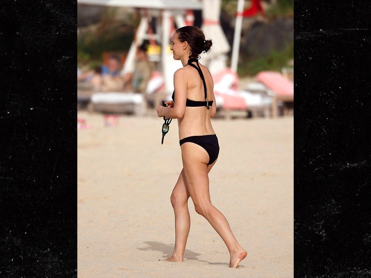 Natalie Portman Heats Up Winter St. Bart’s Getaway With Bikini Beach Day