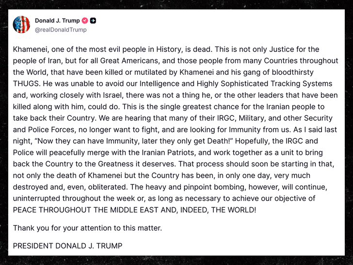 Ali Jamenei Donald Trump es realmente social