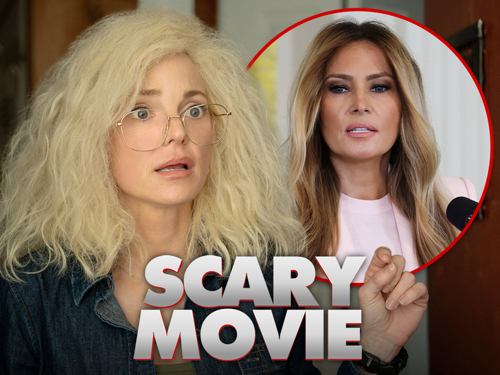 main anna faris melania trump getty everett