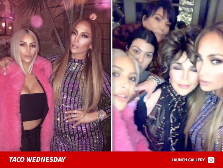 Jennifer Lopez and Kardashian's Taco Wednesday